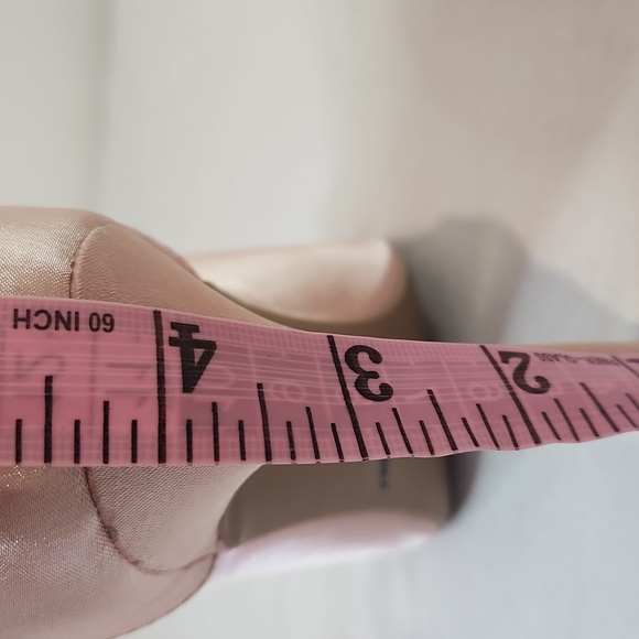 Cupid Pale Pink Lace Up Heels Booties. Size 8 - Picture 7 of 7